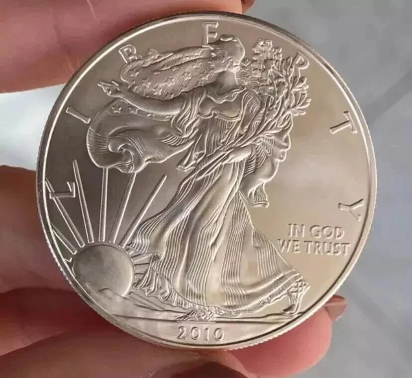 UNITED STATES 1 DOLLAR 2010 LIBERTY 1 OZ SILVER PURE SILVER 999 UNC