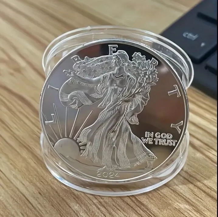 UNITED STATES 1 OUNCE OZ 2024 FAKE STUDIO PROOF OF EXCELLENT MANUFACTURE