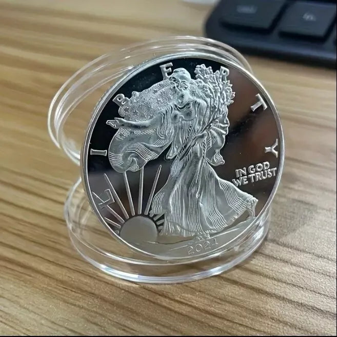 UNITED STATES 1 OUNCE OZ 2024 FAKE STUDIO PROOF OF EXCELLENT MANUFACTURE